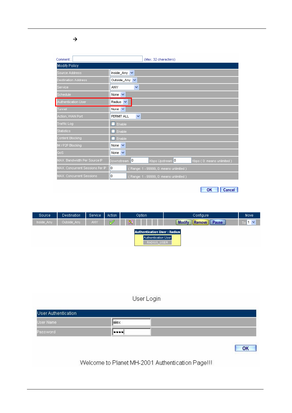 Planet Technology MH-2001 User Manual | Page 95 / 297