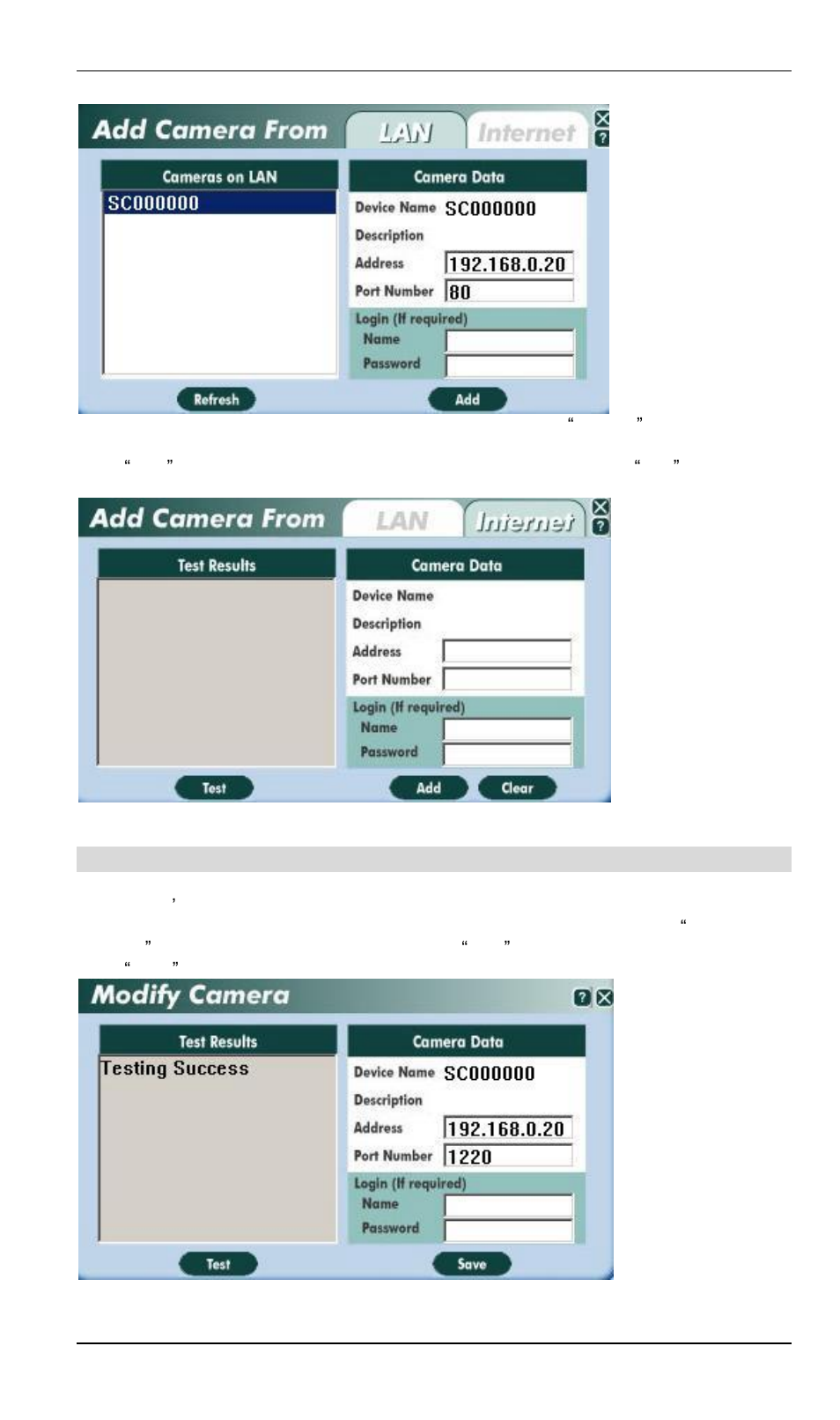 Modify camera | Planet Technology ICA-101W User Manual | Page 34 / 40