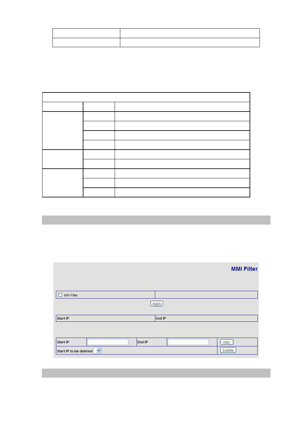 Mmi filter, Audio settings | Planet Technology VIP-155PT User Manual | Page 30 / 61