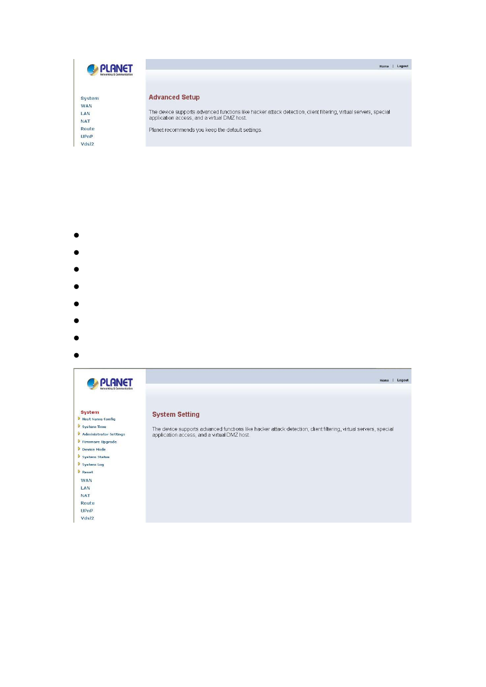 3 system, 1 host name config | Planet Technology VC-200S User Manual | Page 26 / 56