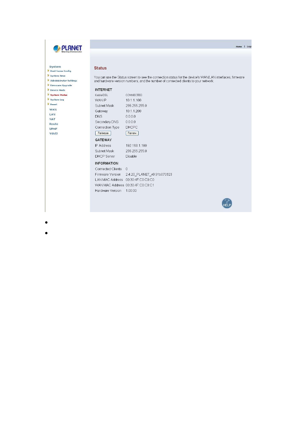 7 system logs | Planet Technology VC-200S User Manual | Page 30 / 56