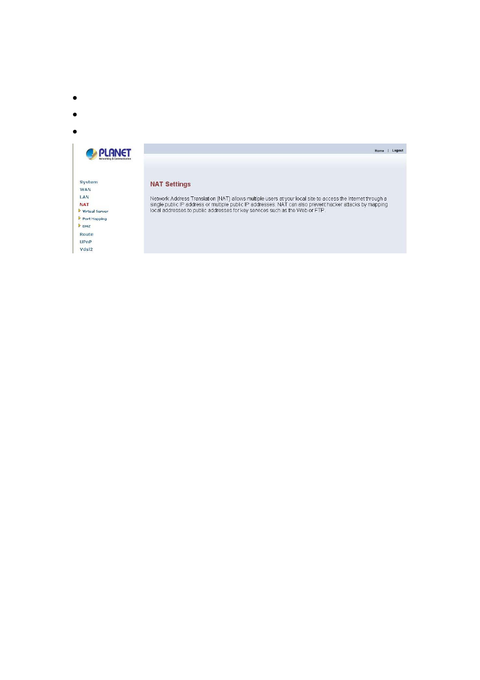 1 virtual server | Planet Technology VC-200S User Manual | Page 39 / 56