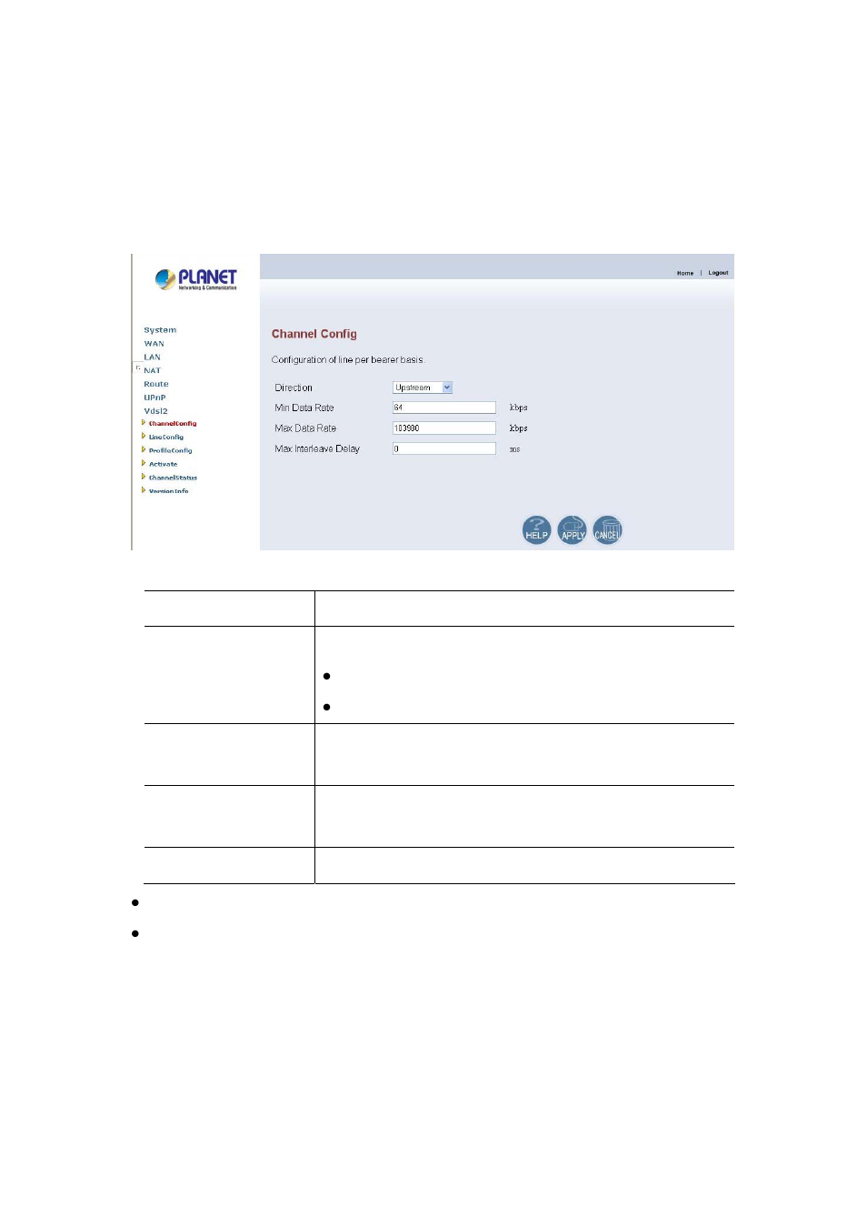 1 channel configuration | Planet Technology VC-200S User Manual | Page 47 / 56