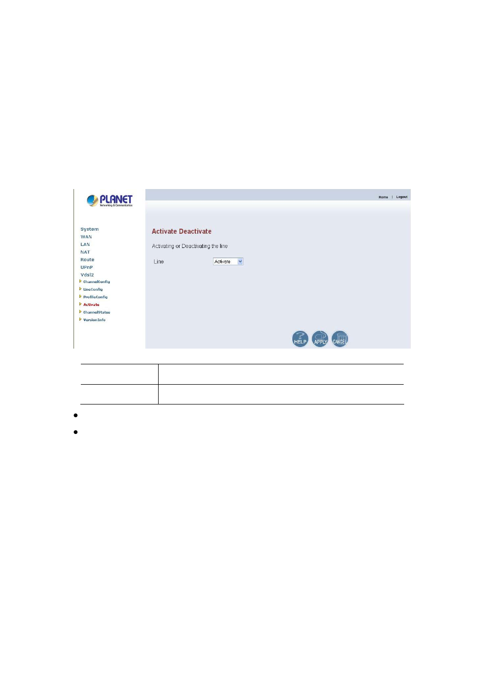 4 active, 5 channel status | Planet Technology VC-200S User Manual | Page 51 / 56