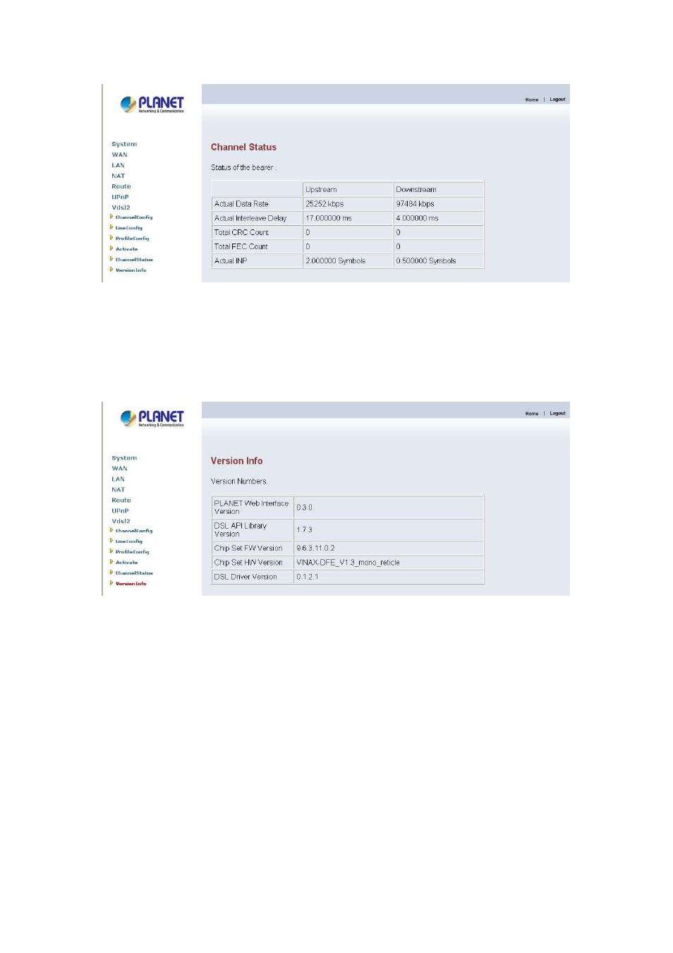 6 version information | Planet Technology VC-200S User Manual | Page 52 / 56
