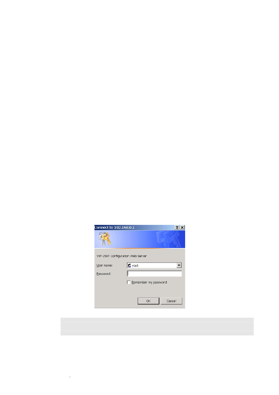 Step 2. input the login name and password | Planet Technology VIP-150T User Manual | Page 17 / 49