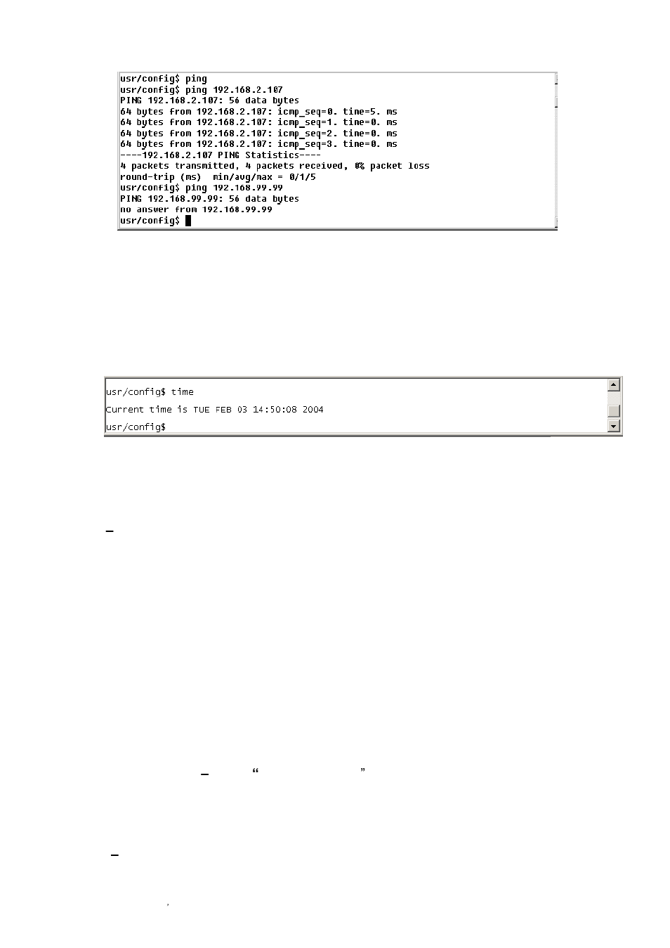 8 [time] command, 9 [ifaddr] command | Planet Technology VIP-150T User Manual | Page 36 / 49