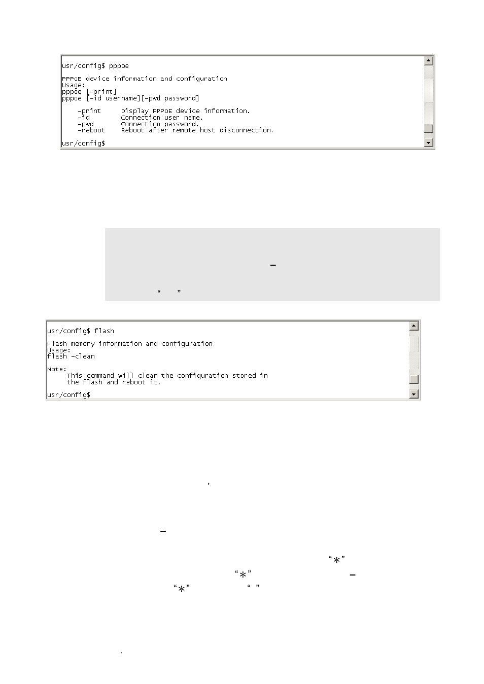 11 [flash] command, 12 [sysconf] command | Planet Technology VIP-150T User Manual | Page 38 / 49