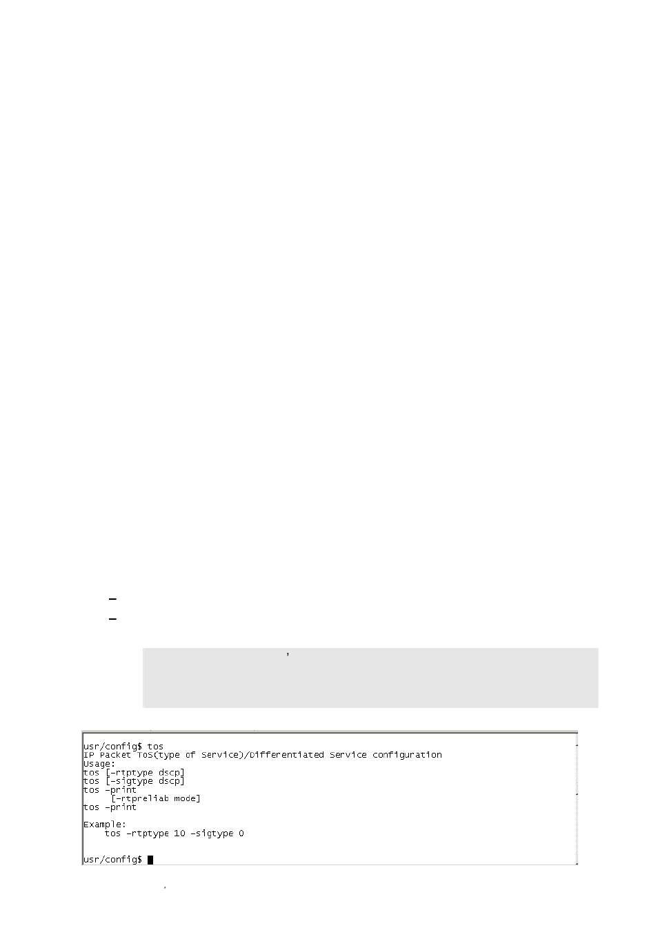 16 [tos] command | Planet Technology VIP-150T User Manual | Page 42 / 49