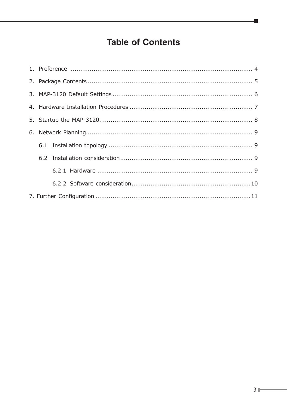 Planet Technology MAP-3120 User Manual | Page 3 / 12