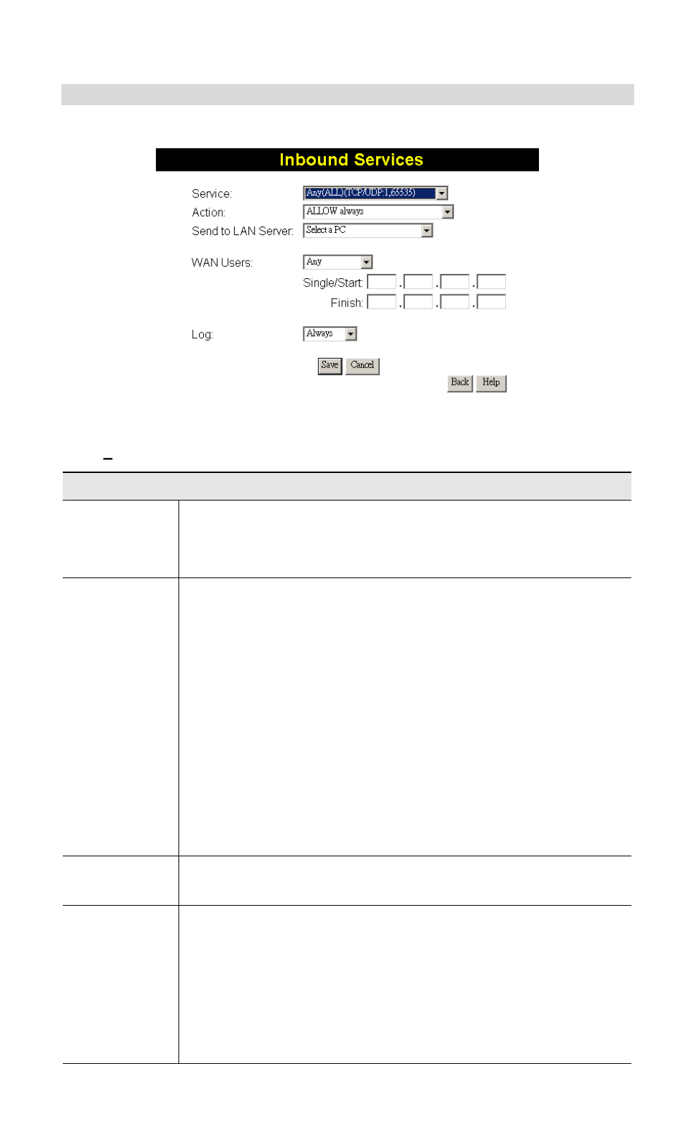 Incoming rules | Planet Technology ADW-4300A User Manual | Page 52 / 87
