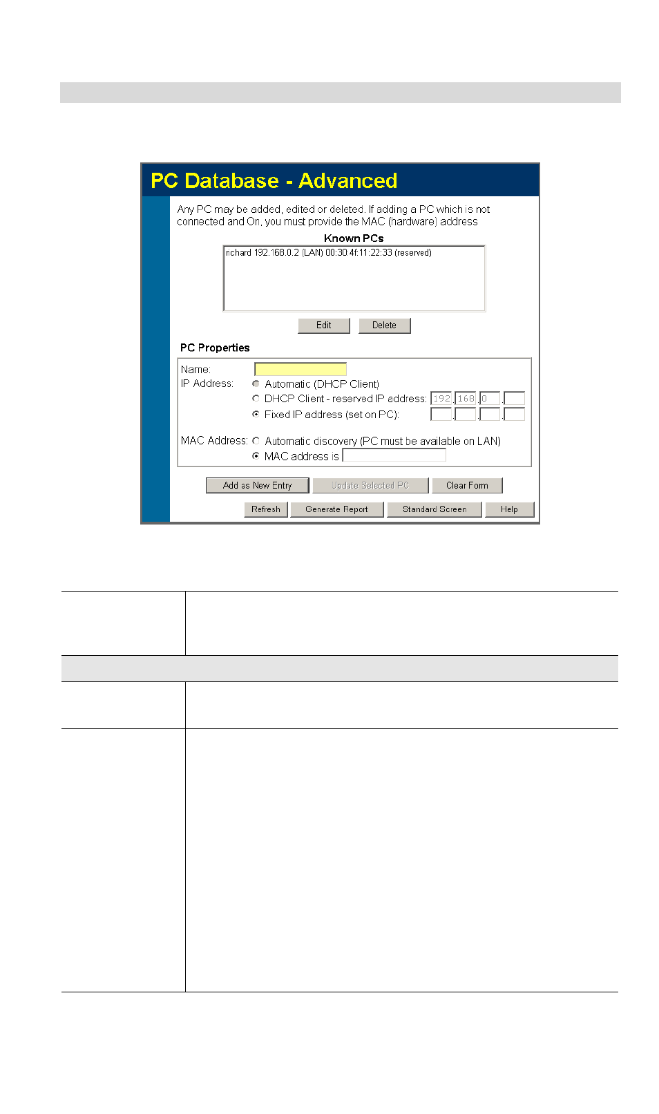 Pc database (admin) | Planet Technology ADW-4300A User Manual | Page 64 / 87
