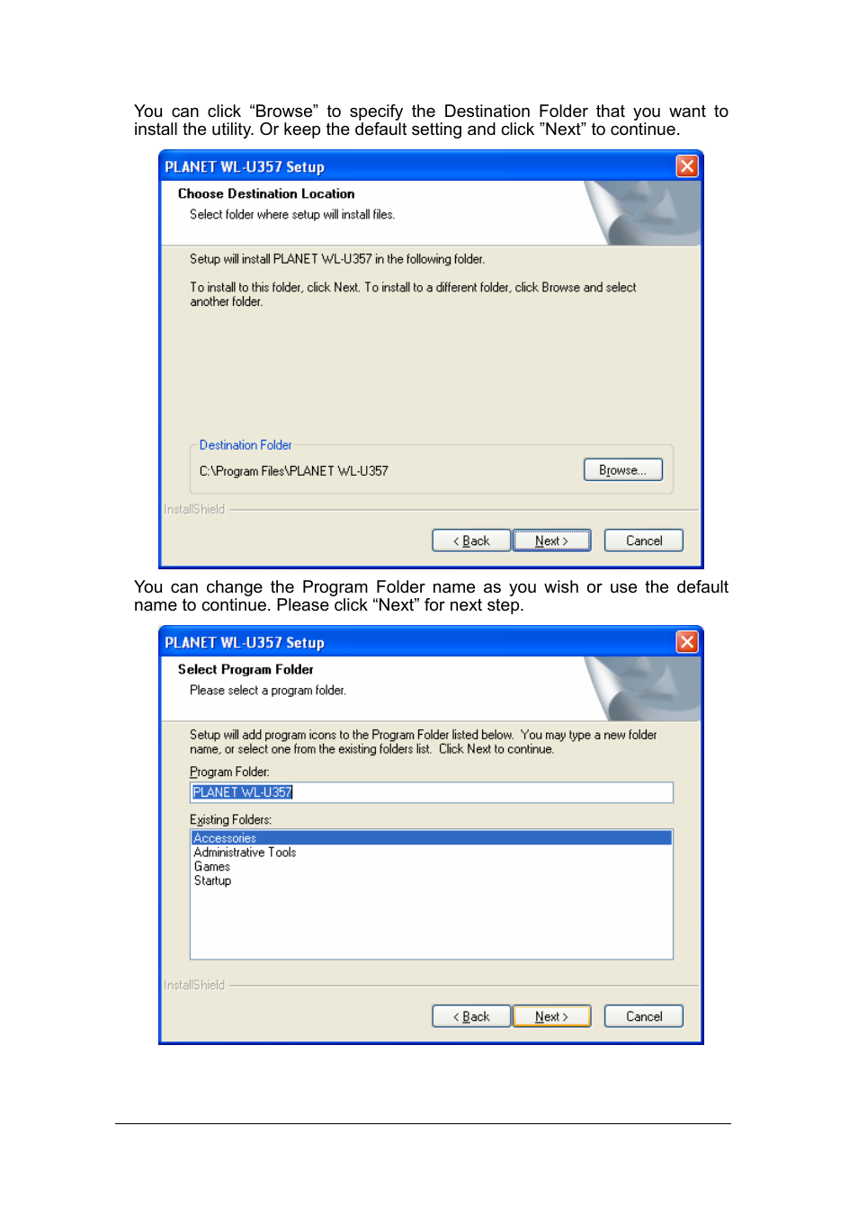 Planet Technology WL-U357v2 User Manual | Page 11 / 31