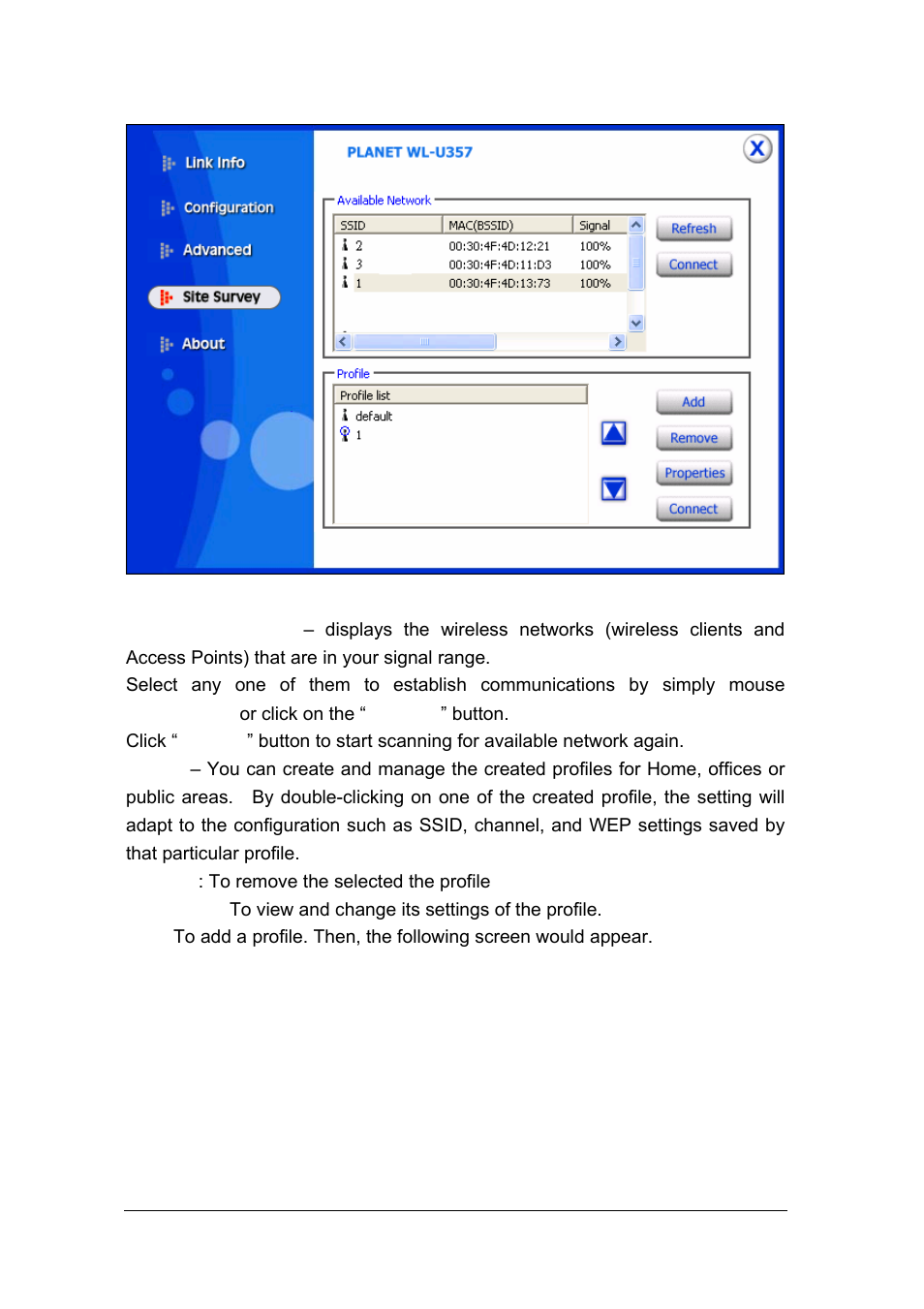 Planet Technology WL-U357v2 User Manual | Page 21 / 31