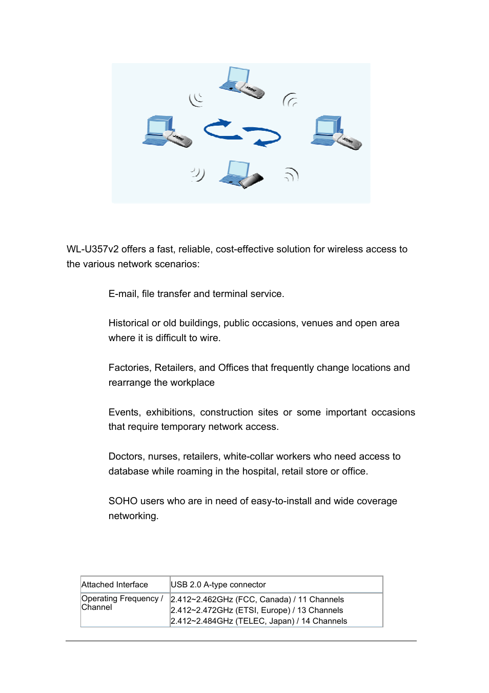 3 specification | Planet Technology WL-U357v2 User Manual | Page 7 / 31