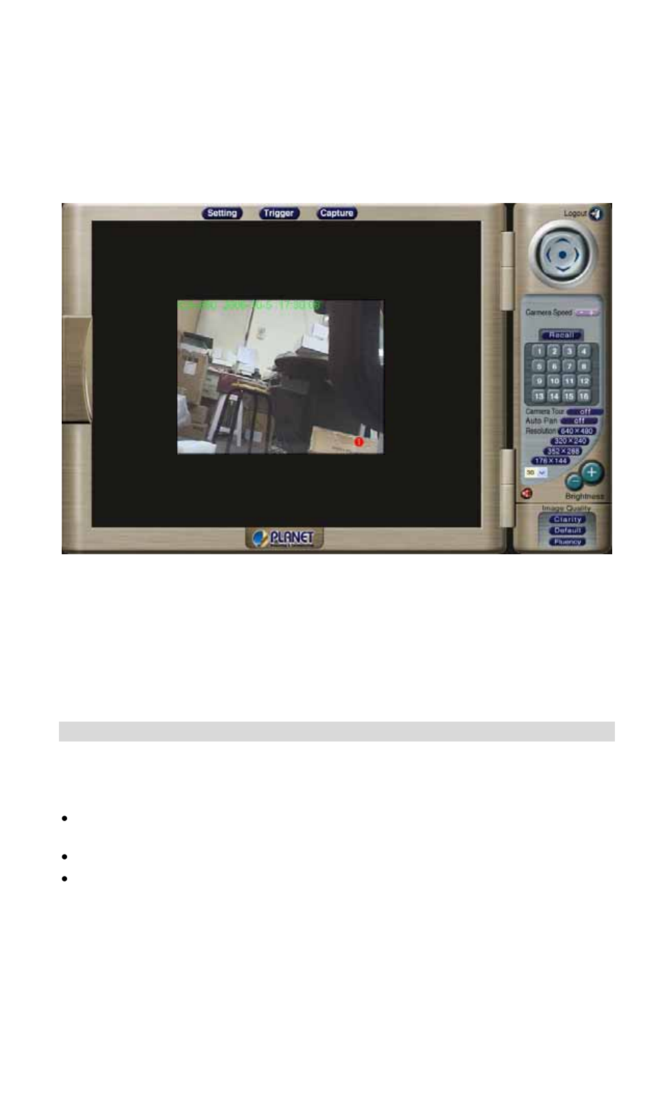 Save current picture as | Planet Technology ICA-650 User Manual | Page 50 / 78