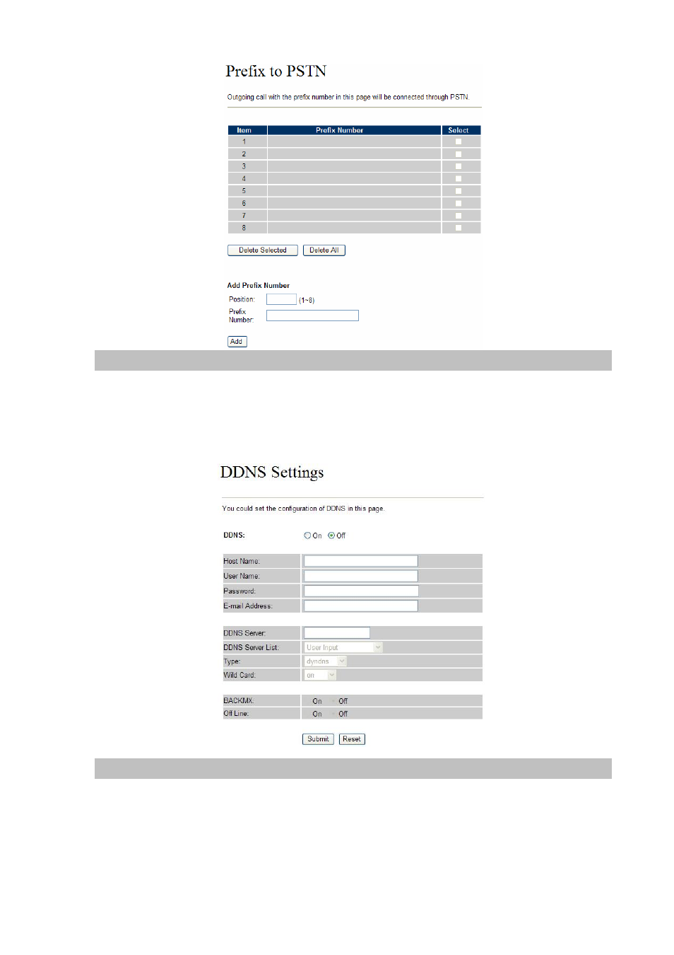 Ddns settings, Vlan setting | Planet Technology VIP-321 User Manual | Page 25 / 63