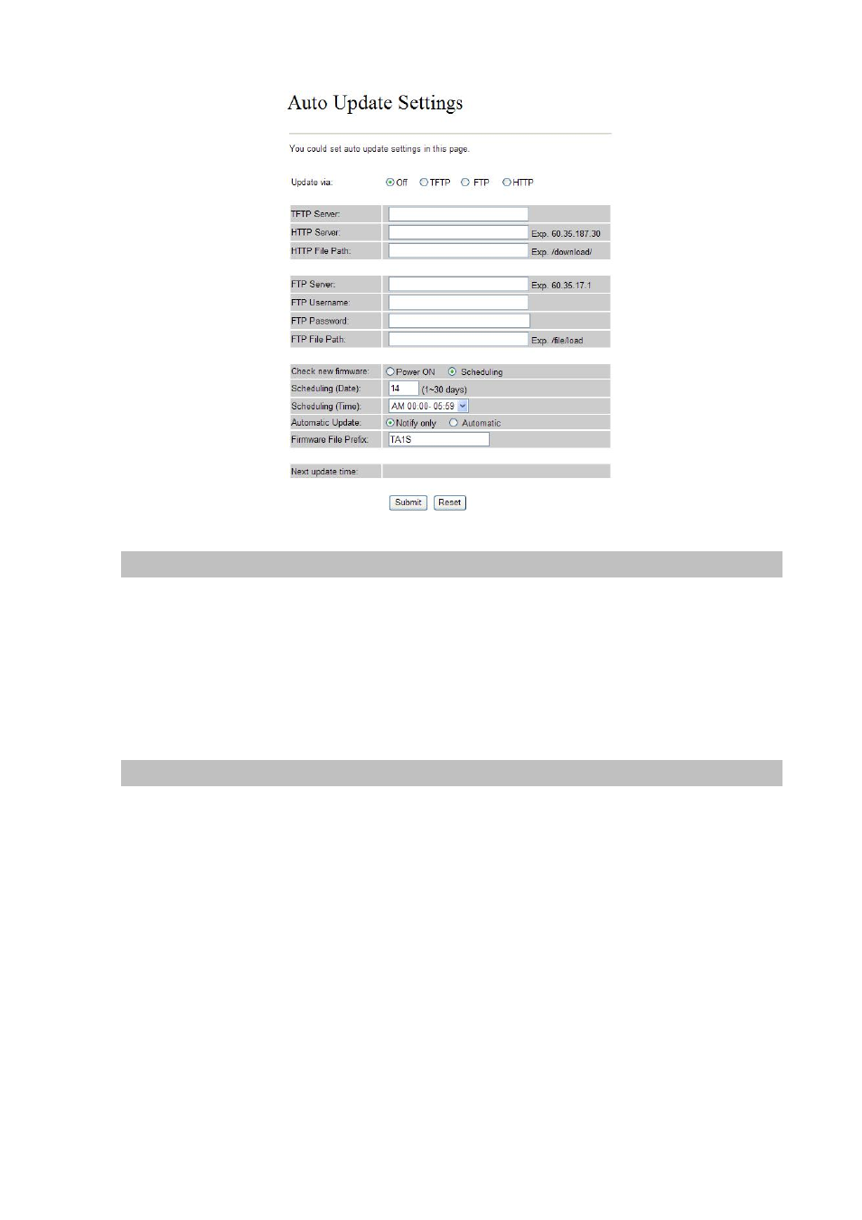 Reset to default, Save & reboot | Planet Technology VIP-321 User Manual | Page 37 / 63