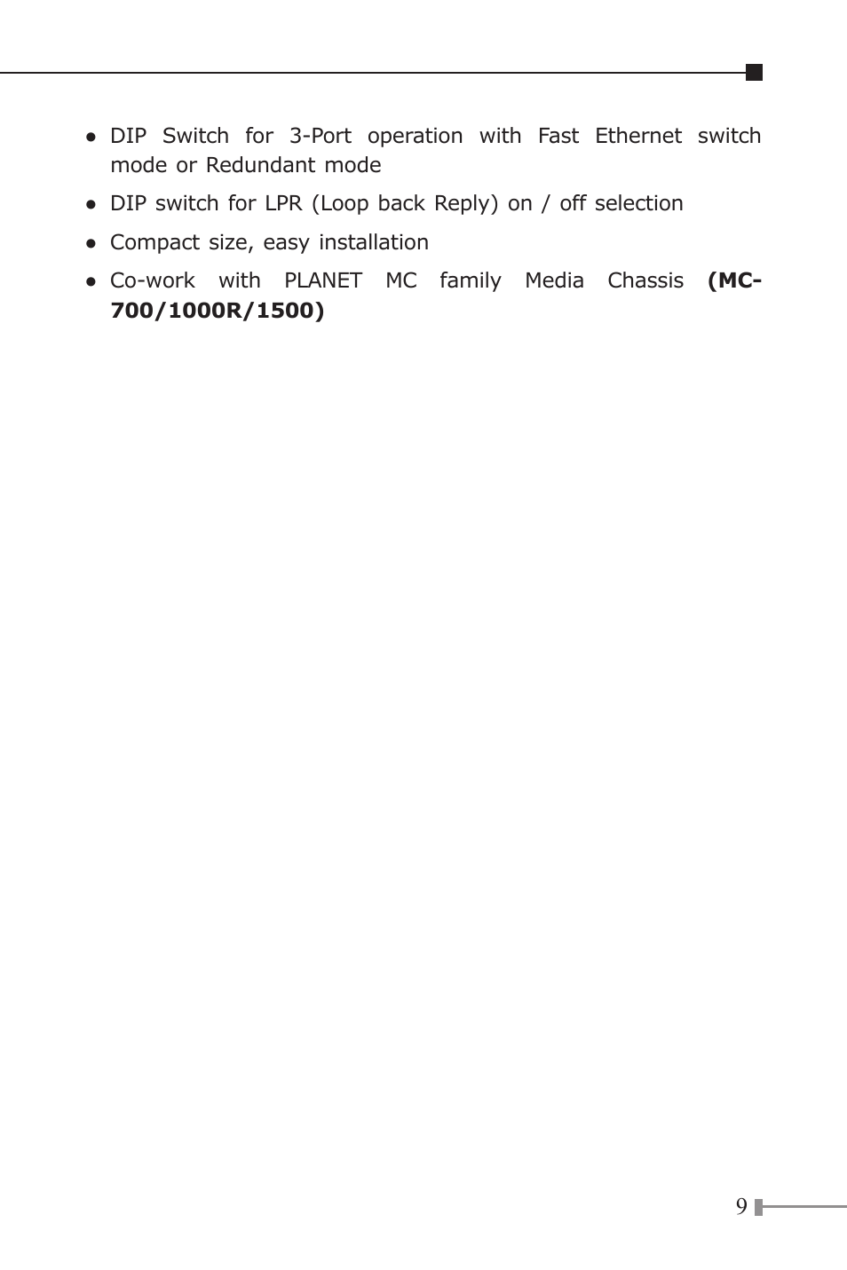 Planet Technology FT-1205A User Manual | Page 9 / 24