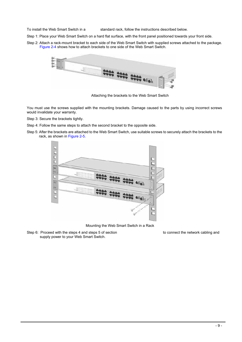 Planet Technology FGSW-2620VSF User Manual | Page 9 / 63