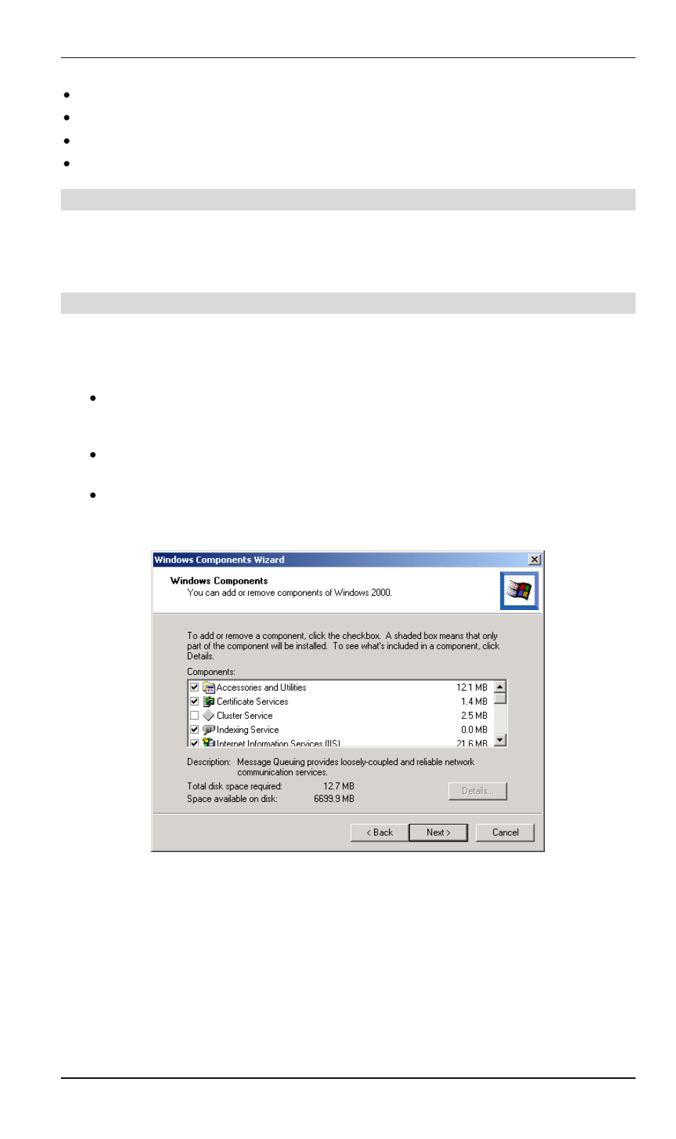 1 windows 2000 domain controller setup, 2 services installation | Planet Technology WDAP-2000PE User Manual | Page 35 / 53