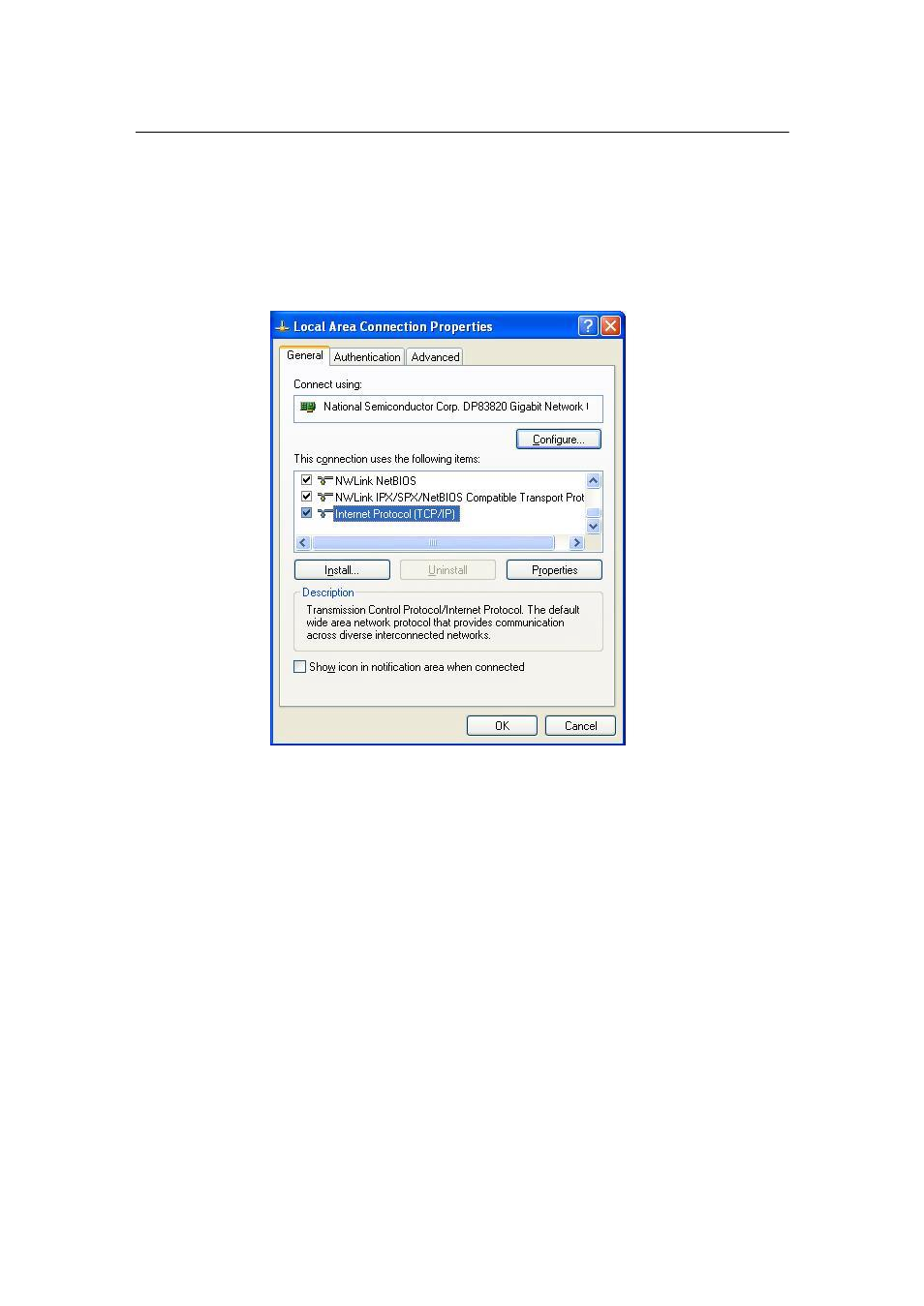 Checking tcp/ip settings - windows xp | Planet Technology DVR4-ALERT SW242-ALR User Manual | Page 21 / 52