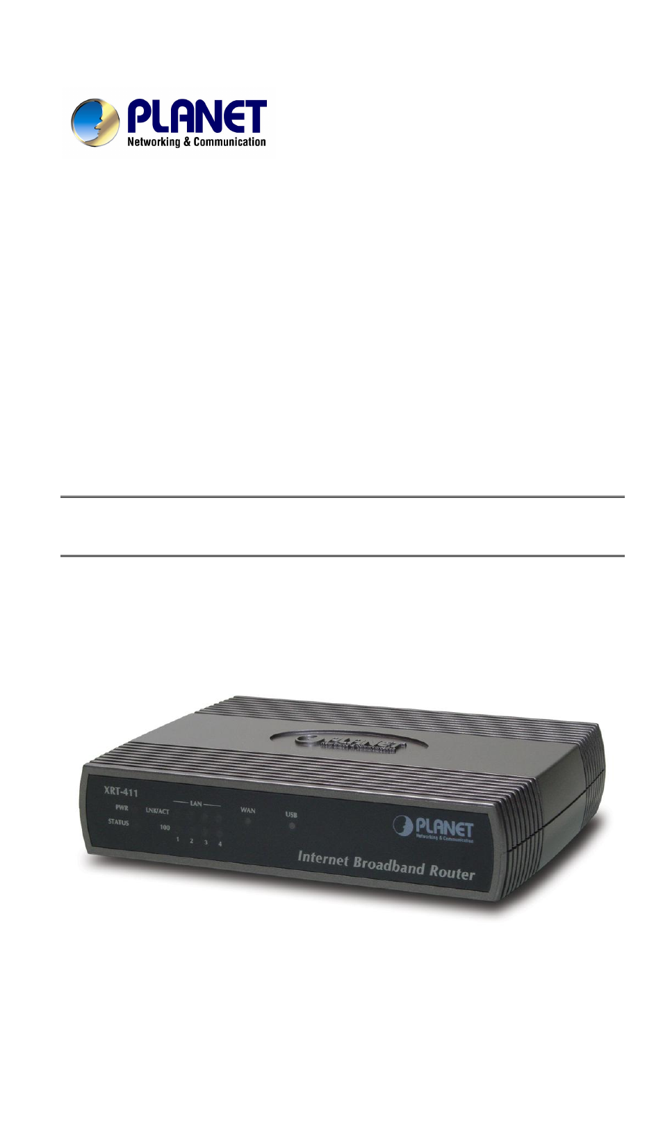 Planet Technology XRT-411 User Manual | 99 pages