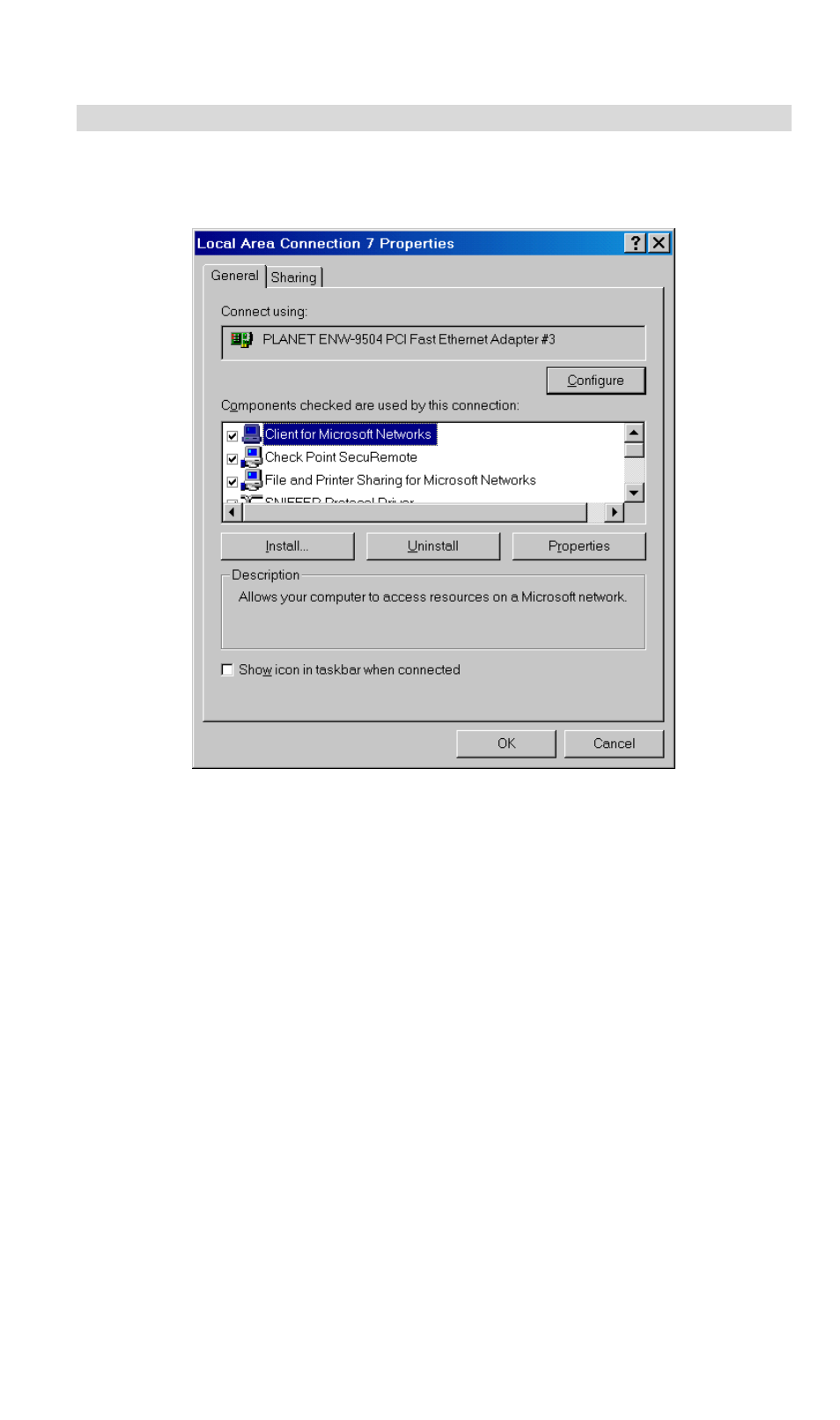 Checking tcp/ip settings - windows 2000 | Planet Technology XRT-411 User Manual | Page 28 / 99