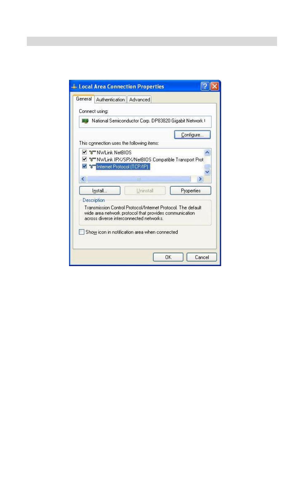 Checking tcp/ip settings - windows xp | Planet Technology XRT-411 User Manual | Page 30 / 99