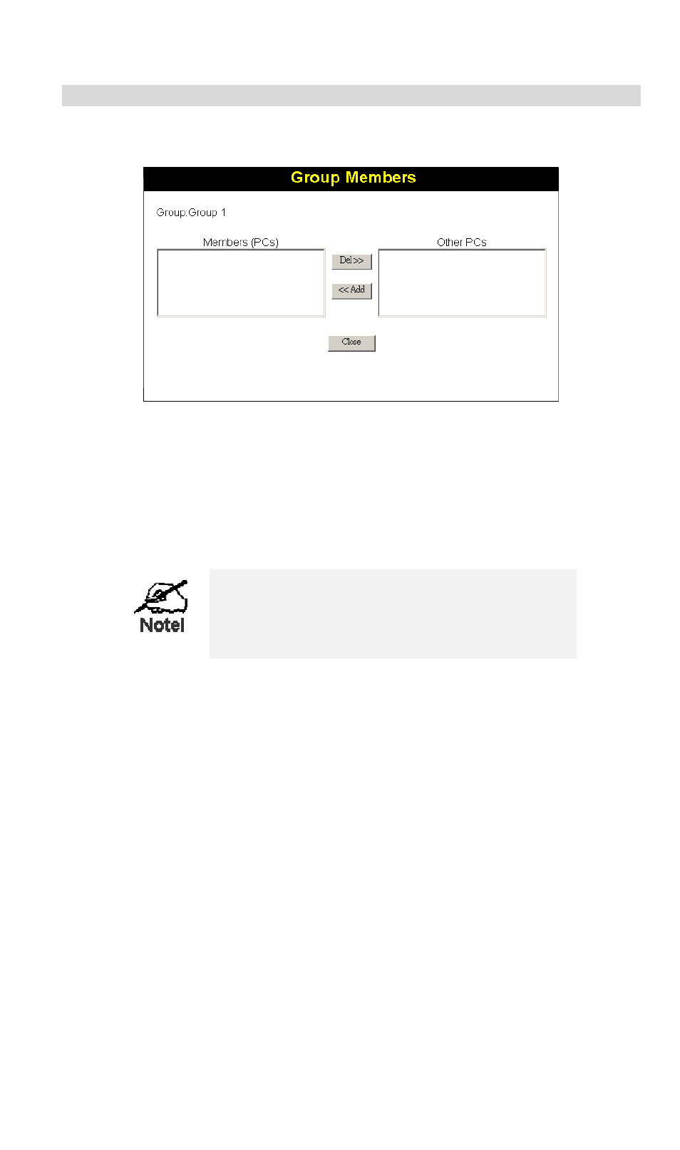 Group members screen | Planet Technology XRT-411 User Manual | Page 56 / 99