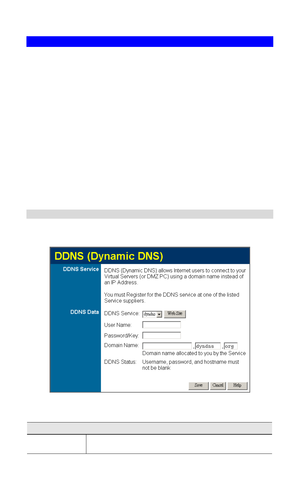 Dynamic dns, Dynamic dns screen | Planet Technology XRT-411 User Manual | Page 60 / 99