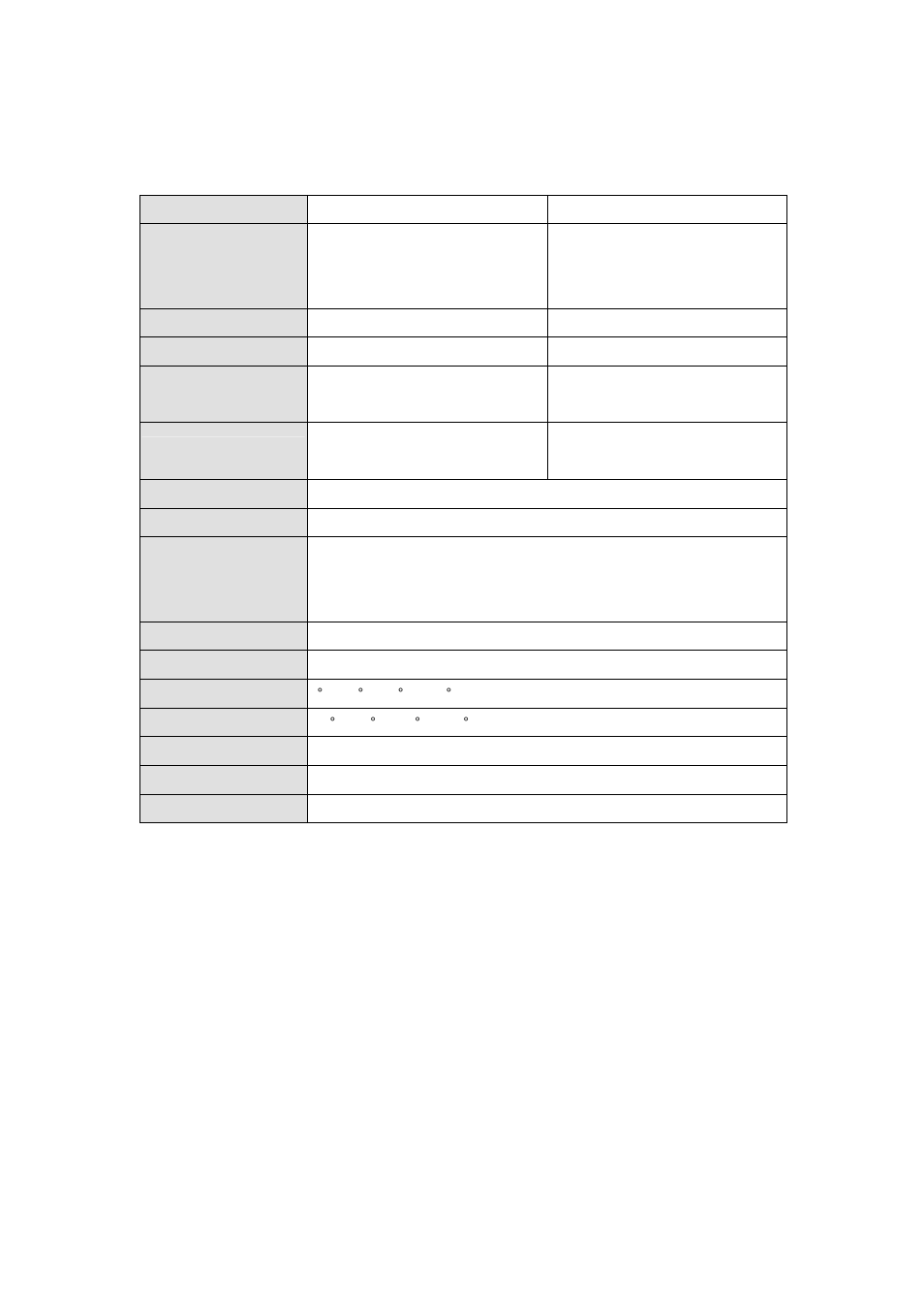 Chapter 5 specifications | Planet Technology ENW-9607/9607M User Manual | Page 18 / 19