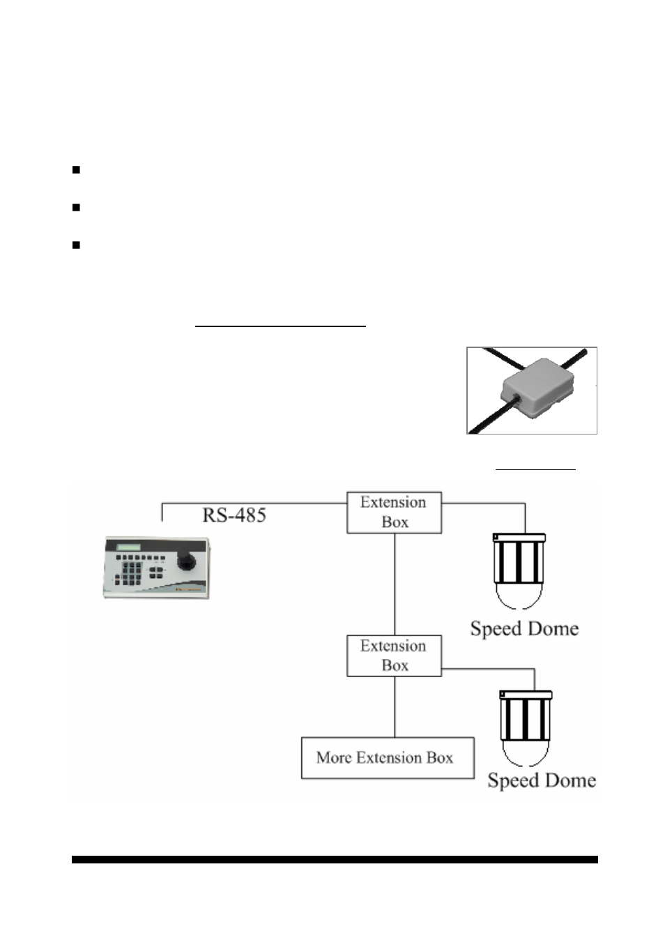 3 connect two or more domes to console, Connect two or more domes to console | Planet Technology 23x Indoor Speed Dome Camera CAM-ISD48 User Manual | Page 35 / 47