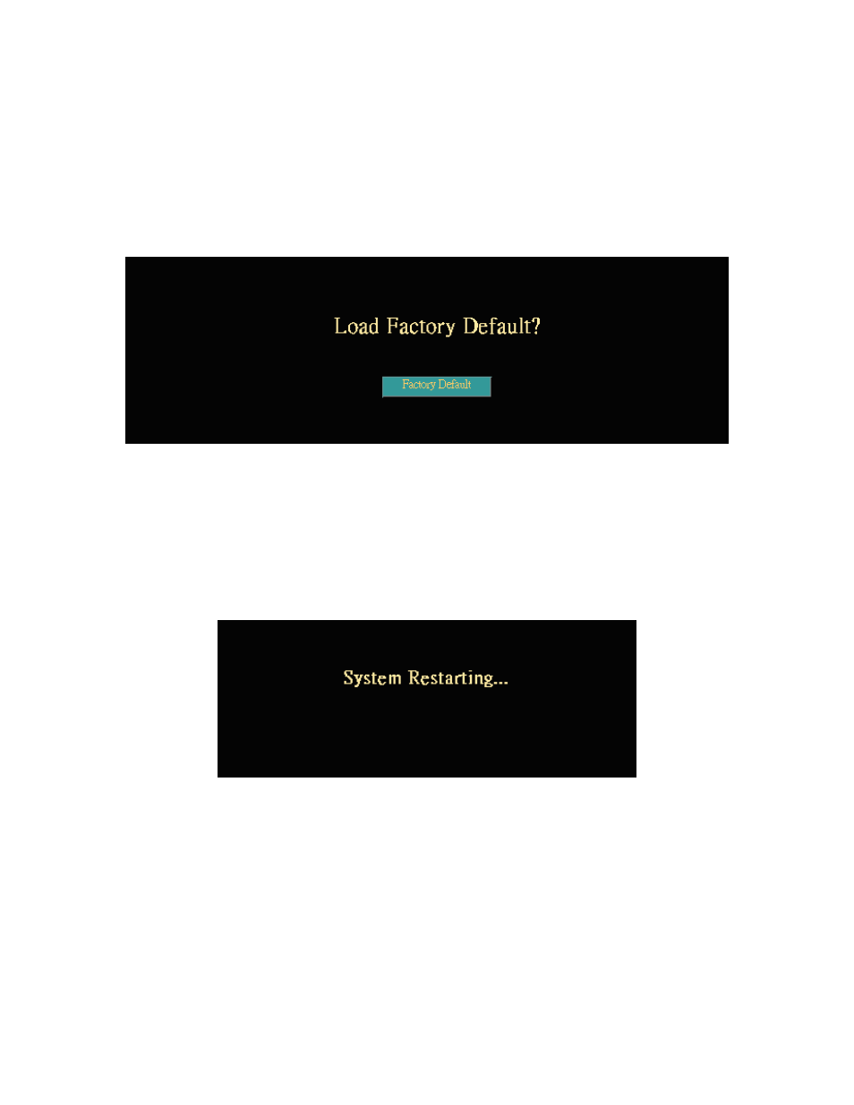7 factory default 4.2.2.8 restart, 7 factory default, 8 restart | Planet Technology ICA-106 User Manual | Page 39 / 60