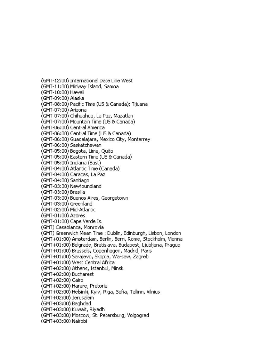 Appendix f: time zone table | Planet Technology ICA-106 User Manual | Page 54 / 60