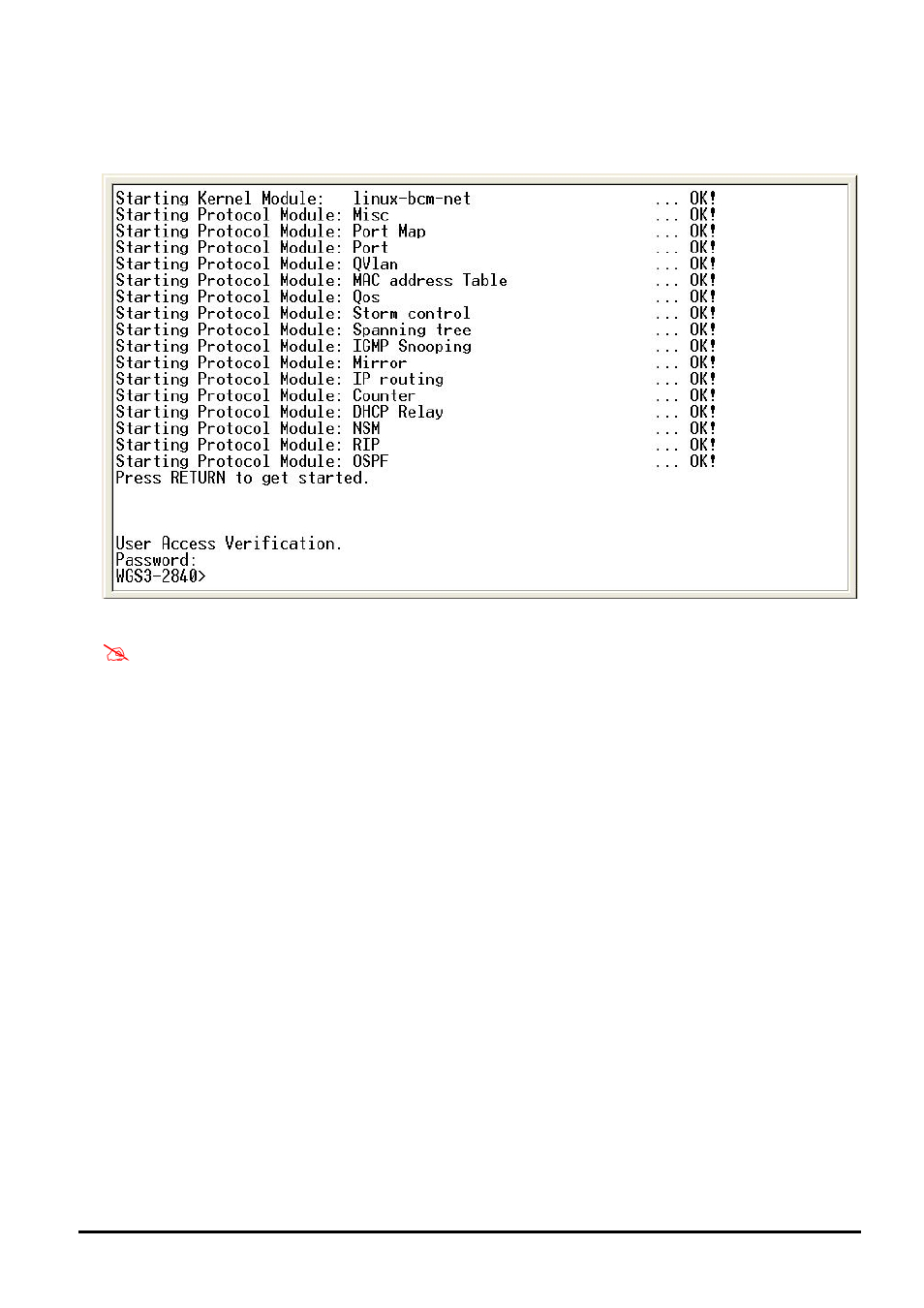 4 logging on to the layer 3 managed switch, Ogging on to the, Ayer | Anaged, Witch | Planet Technology WGS3-2840 User Manual | Page 16 / 76