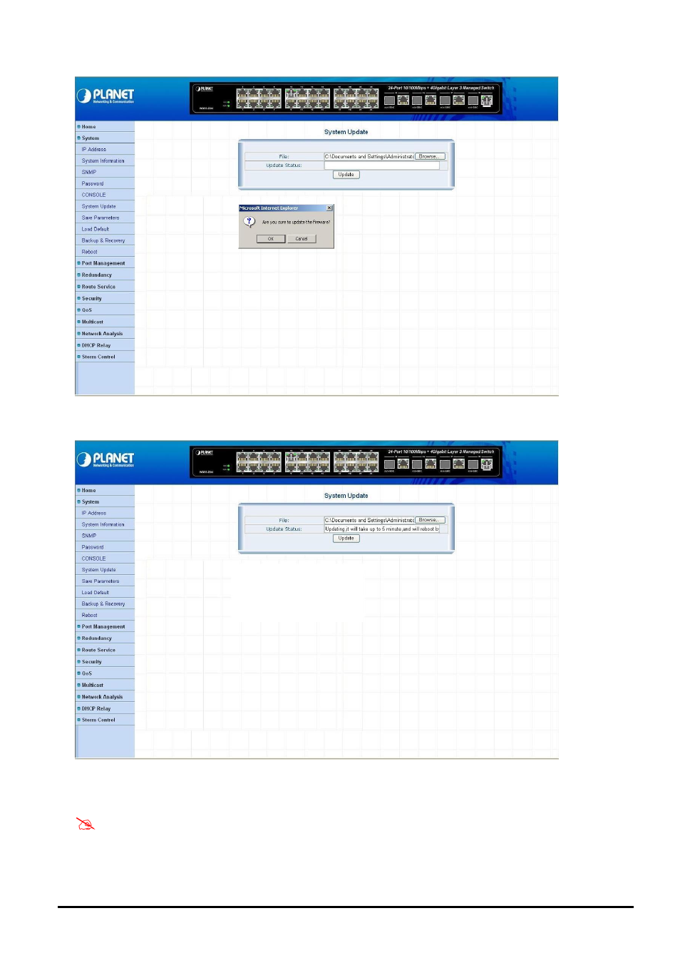Planet Technology WGS3-2840 User Manual | Page 25 / 76