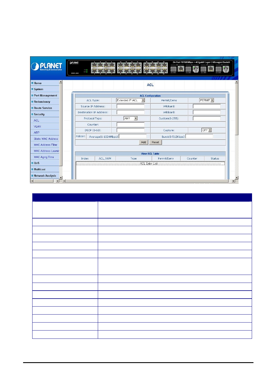 Planet Technology WGS3-2840 User Manual | Page 45 / 76