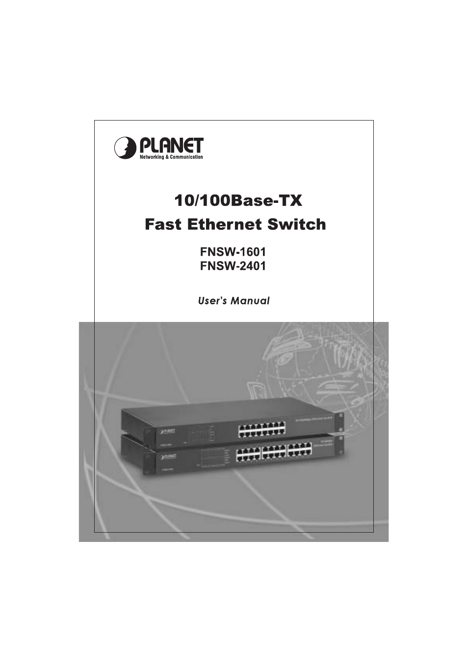 Planet Technology FNSW-1601 User Manual | 22 pages