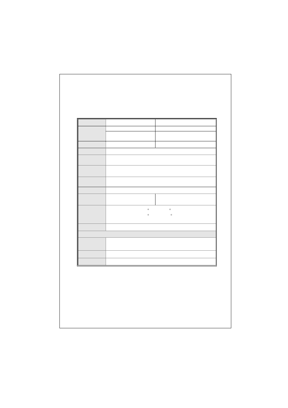 Chapter 6 product specifications | Planet Technology FNSW-1601 User Manual | Page 19 / 22