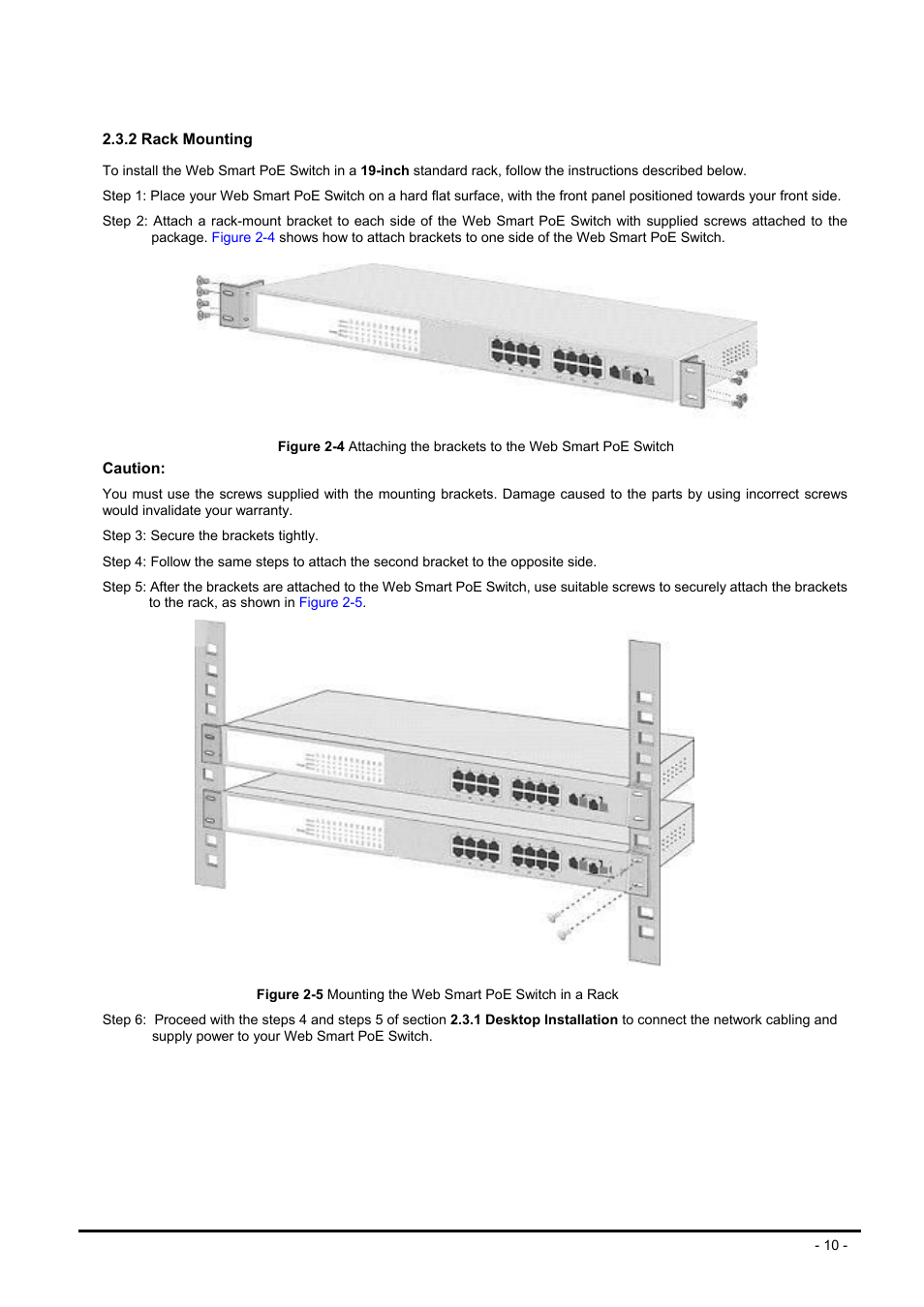 Planet Technology FNSW-1608PS User Manual | Page 10 / 72