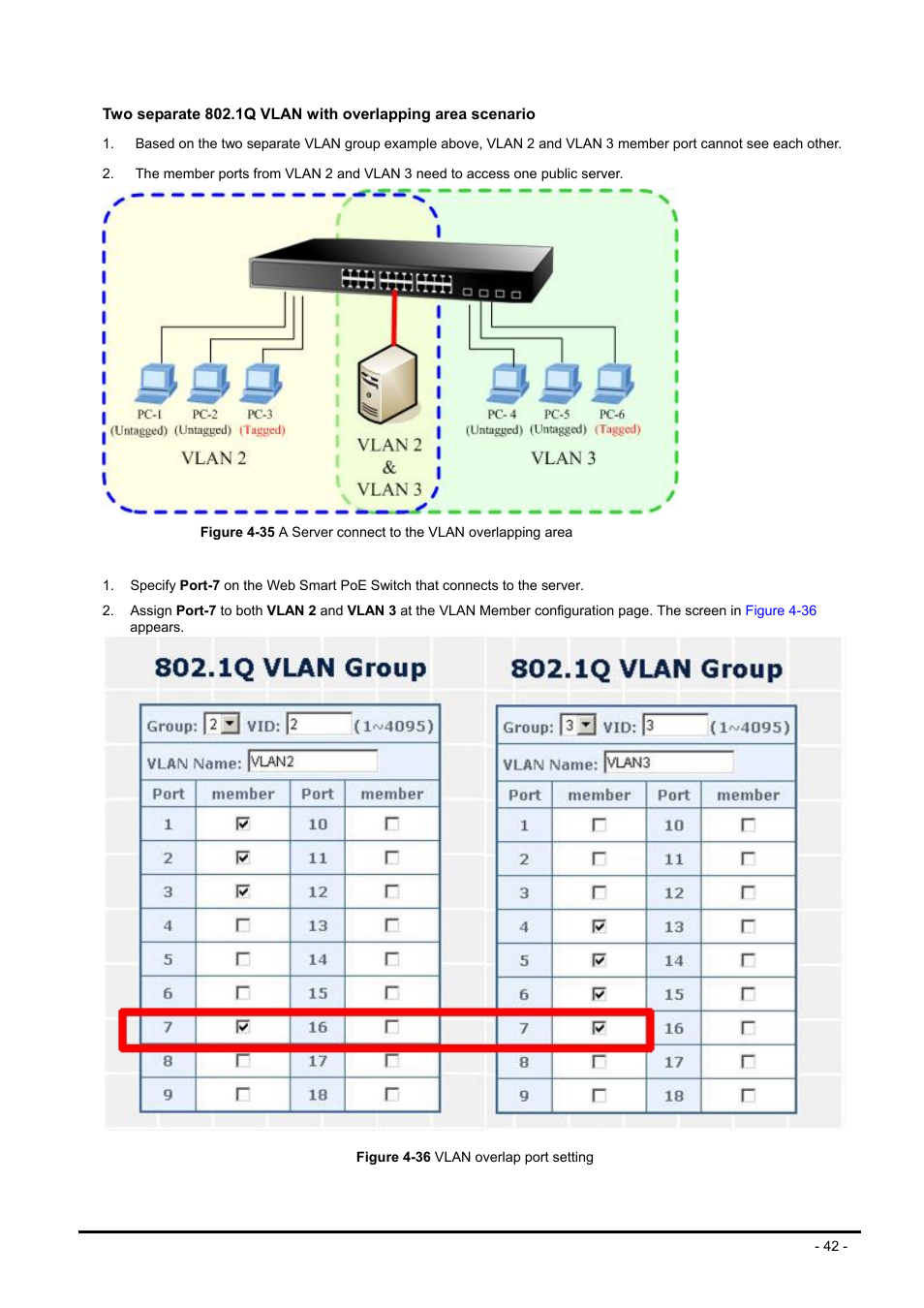 Planet Technology FNSW-1608PS User Manual | Page 42 / 72