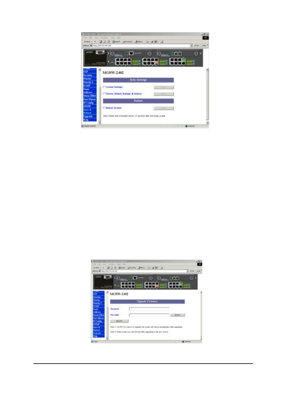 20 upgrade | Planet Technology MGSW-2402 User Manual | Page 20 / 31
