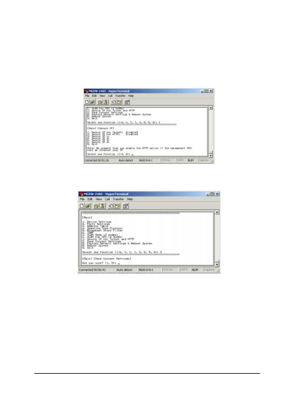 Save current settings, 11 factory default settings & reboot system | Planet Technology MGSW-2402 User Manual | Page 27 / 31