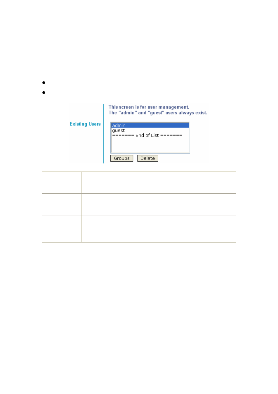 3 setup menu - user screen | Planet Technology 2-Bay SATA NAS RAID Server NAS-7200 User Manual | Page 25 / 80