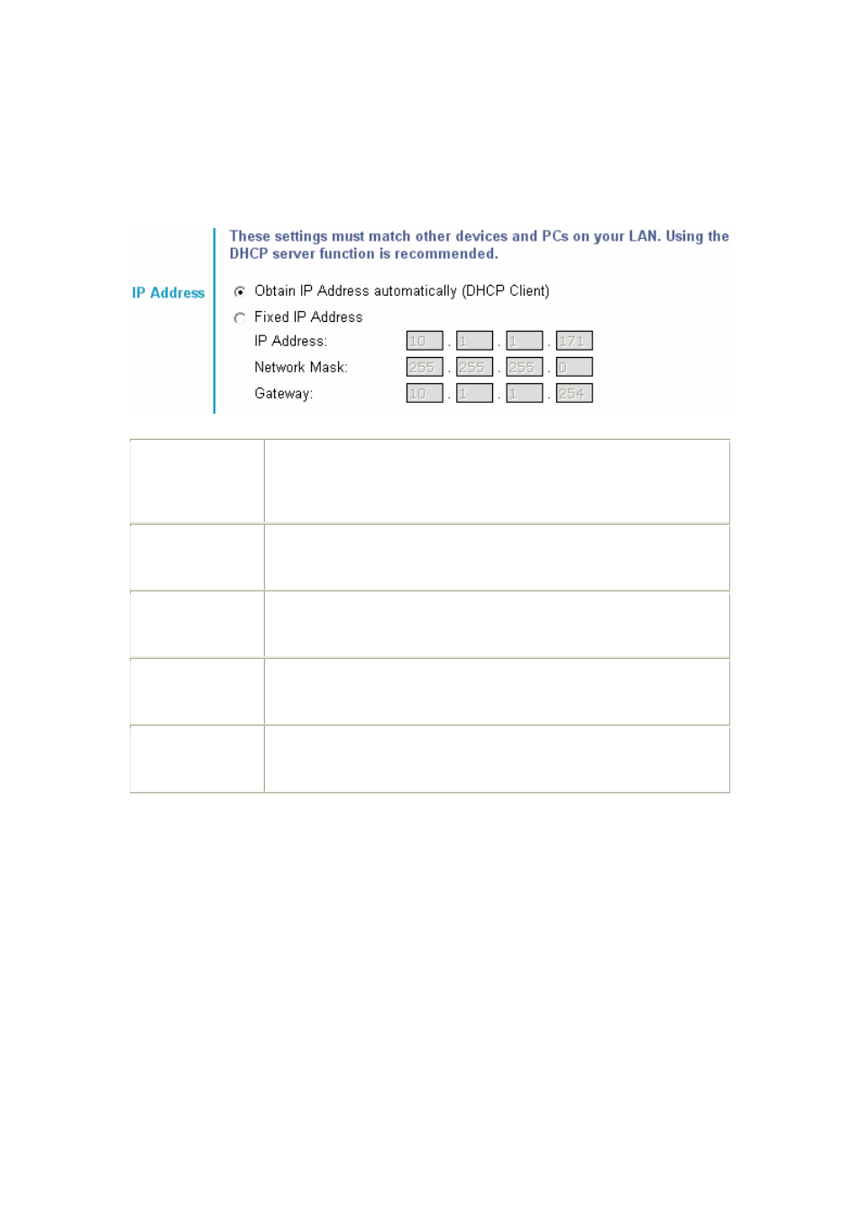 5 setup menu - network screen | Planet Technology 2-Bay SATA NAS RAID Server NAS-7200 User Manual | Page 32 / 80