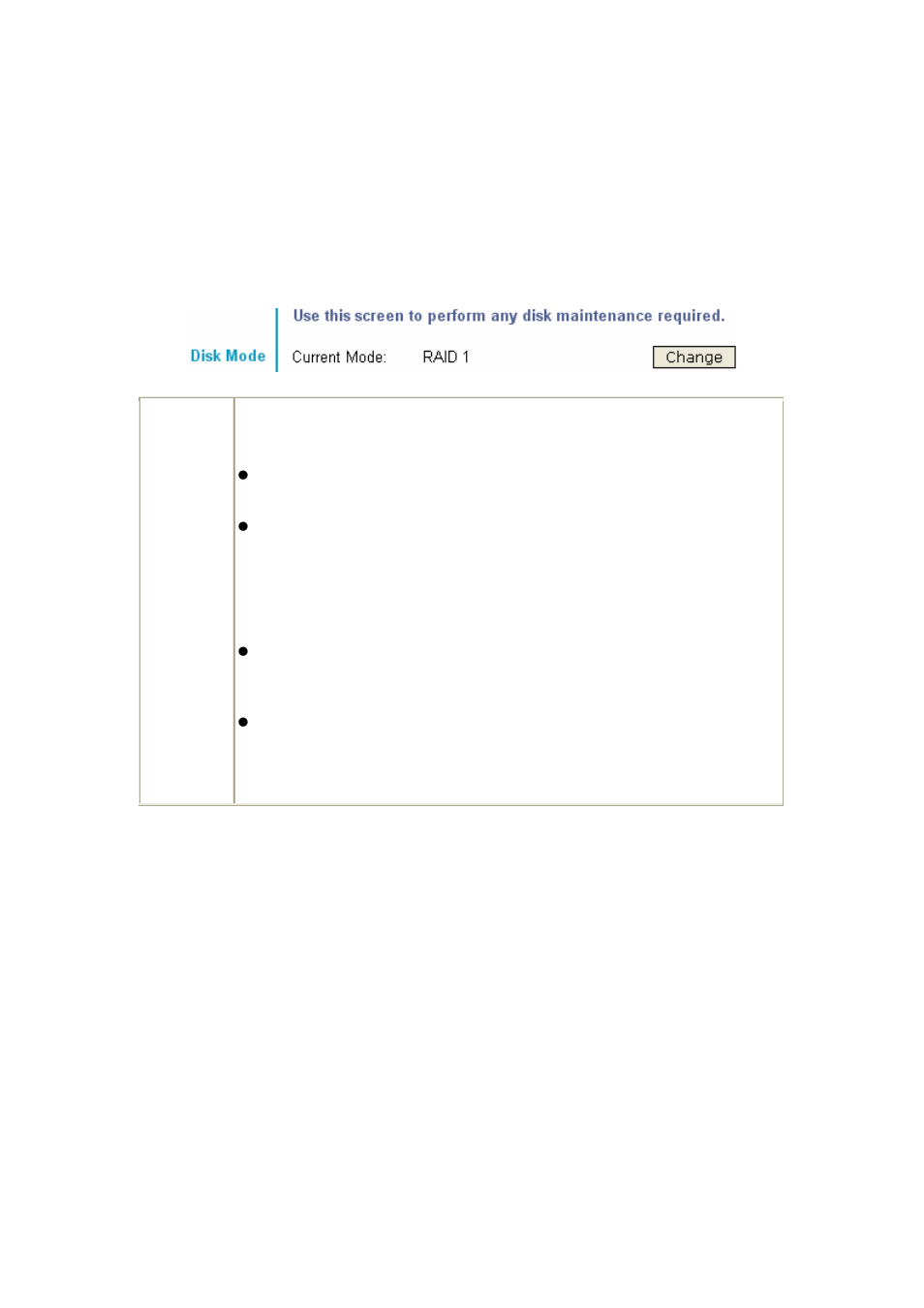 11 advanced menu – disk screen | Planet Technology 2-Bay SATA NAS RAID Server NAS-7200 User Manual | Page 55 / 80