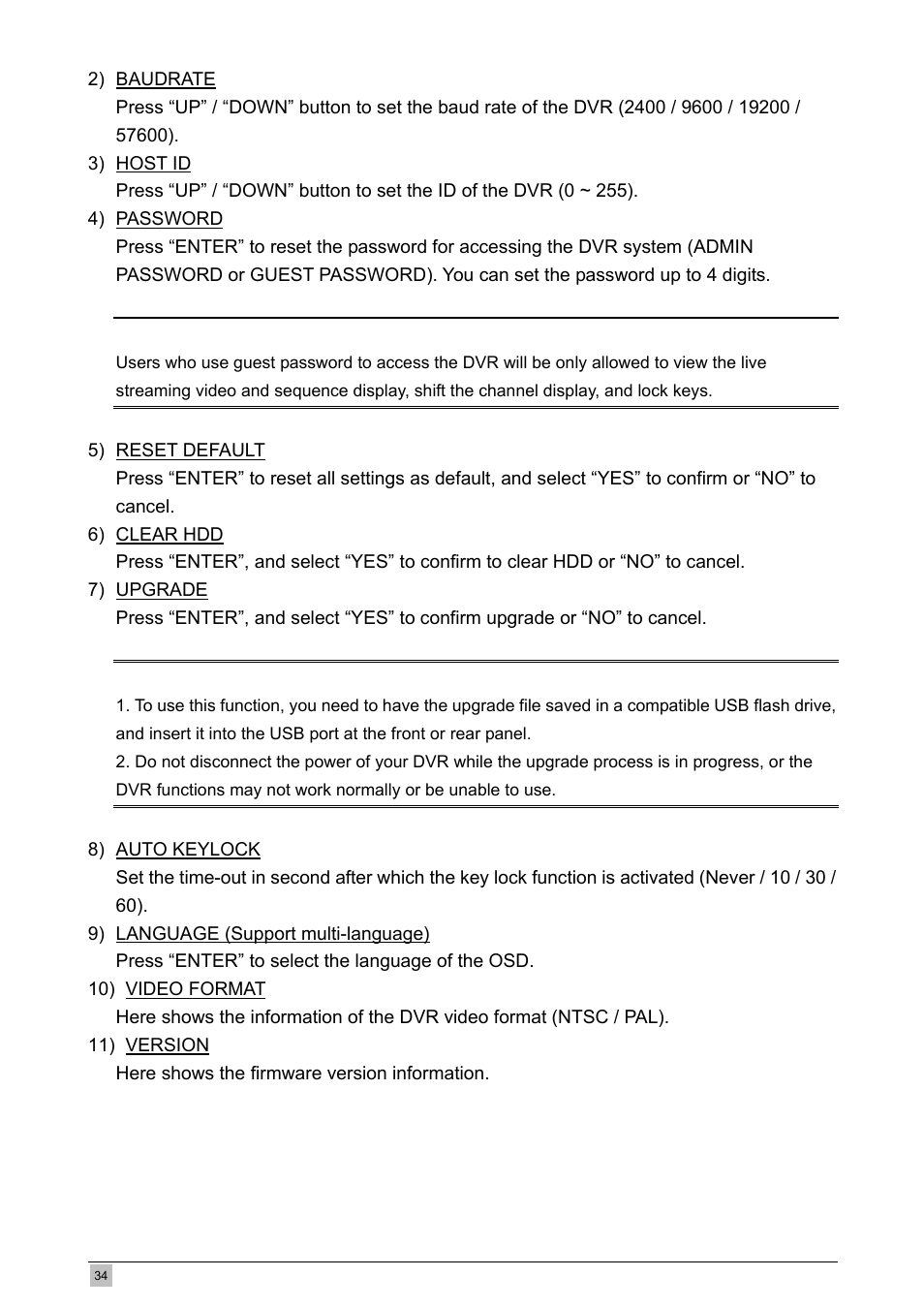 Planet Technology DVR-460 User Manual | Page 34 / 83