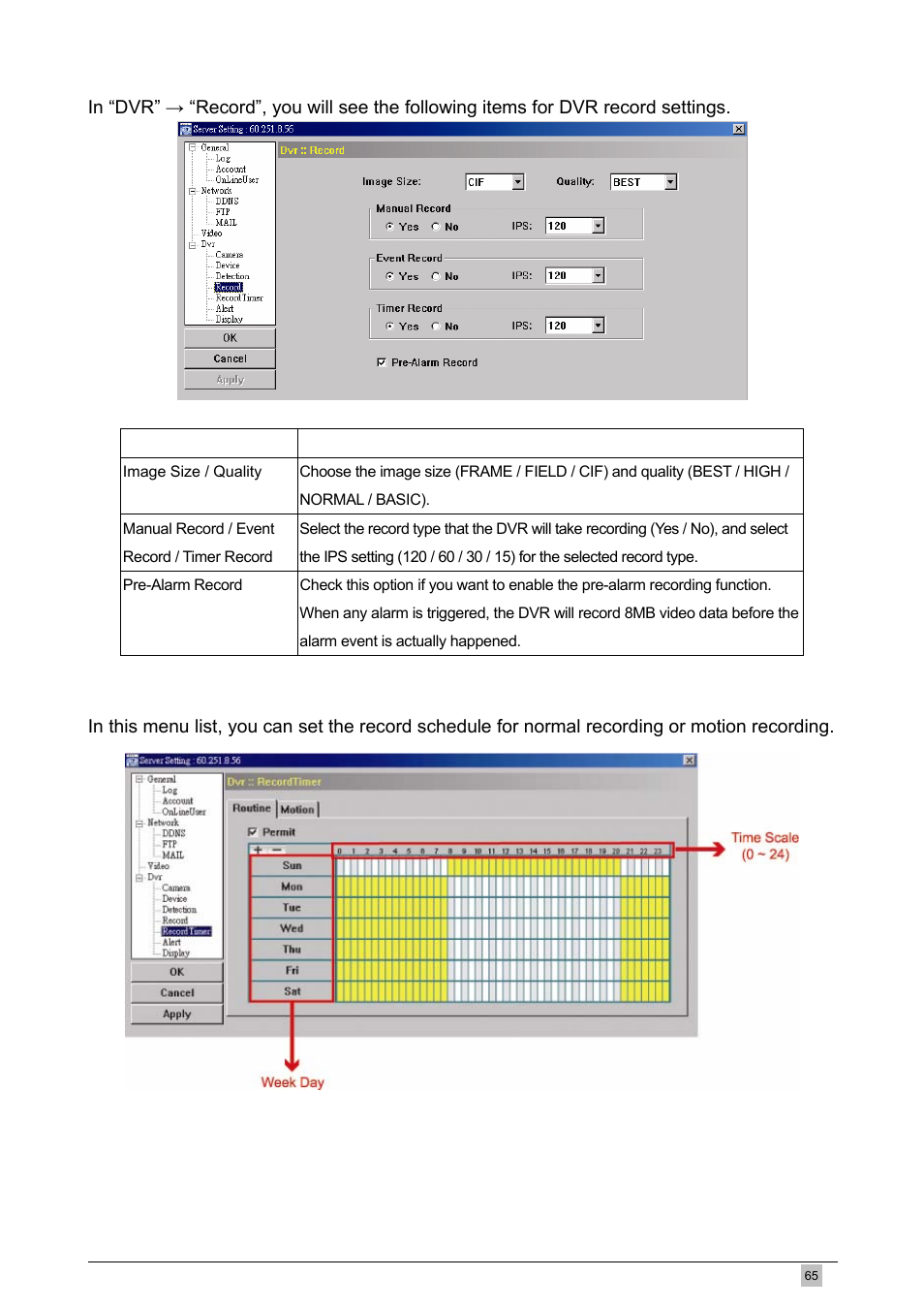 Planet Technology DVR-460 User Manual | Page 65 / 83