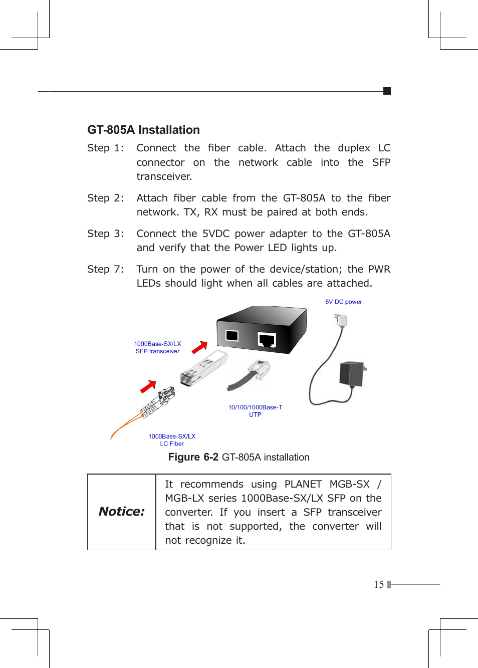 Planet Technology GT-80X User Manual | Page 15 / 25